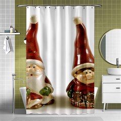 Christmas Figures 2 Shower Curtain 48  X 72  (small)  by artworkshop