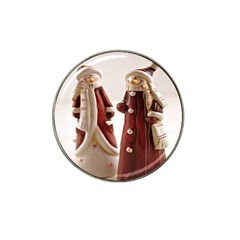 Christmas Figures 3 Hat Clip Ball Marker (4 Pack) by artworkshop