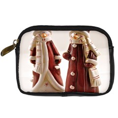 Christmas Figures 3 Digital Camera Leather Case by artworkshop