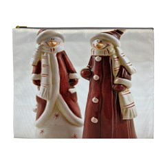 Christmas Figures 3 Cosmetic Bag (xl) by artworkshop