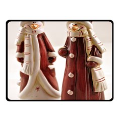 Christmas Figures 3 Fleece Blanket (small)