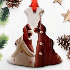 Christmas Figures 3 Christmas Tree Ornament (two Sides) by artworkshop