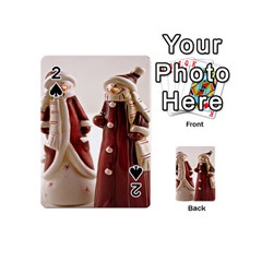 Christmas Figures 3 Playing Cards 54 Designs (mini) by artworkshop