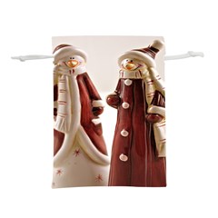 Christmas Figures 3 Lightweight Drawstring Pouch (S)