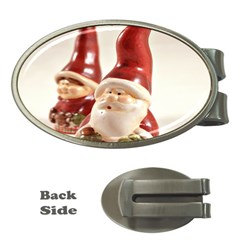 Christmas Figures4 Money Clips (oval)  by artworkshop