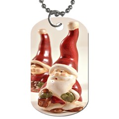 Christmas Figures4 Dog Tag (one Side) by artworkshop