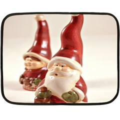 Christmas Figures4 Double Sided Fleece Blanket (mini)  by artworkshop