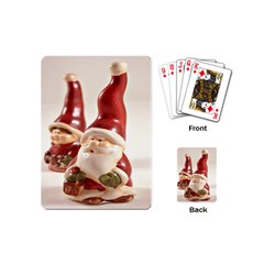 Christmas Figures4 Playing Cards Single Design (mini) by artworkshop