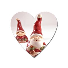 Christmas Figures 5 Heart Magnet by artworkshop