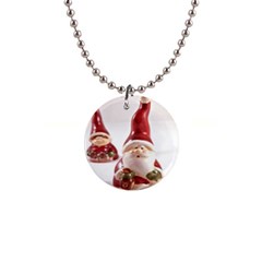 Christmas Figures 5 1  Button Necklace by artworkshop