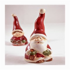 Christmas Figures 5 Medium Glasses Cloth (2 Sides) by artworkshop