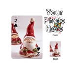 Christmas Figures 5 Playing Cards 54 Designs (Mini) Front - Spade2