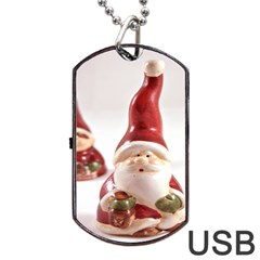 Christmas Figures 5 Dog Tag Usb Flash (two Sides) by artworkshop