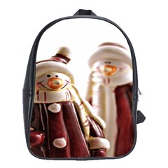 Christmas Figures 6 School Bag (large) by artworkshop