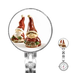 Christmas Figures 7 Stainless Steel Nurses Watch by artworkshop