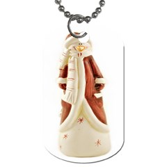 Christmas Figures 9 Dog Tag (one Side) by artworkshop