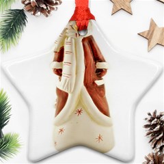 Christmas Figures 9 Star Ornament (two Sides) by artworkshop