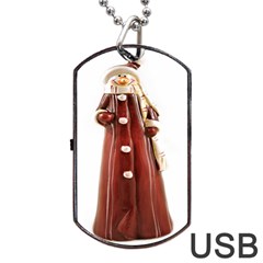 Christmas Figures 10 Dog Tag Usb Flash (one Side) by artworkshop