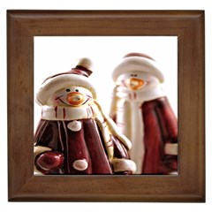 Christmas Figures 11 Framed Tile by artworkshop