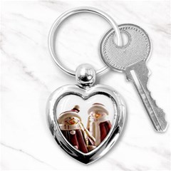 Christmas Figures 11 Key Chain (heart) by artworkshop