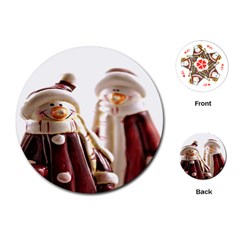 Christmas Figures 11 Playing Cards Single Design (Round)