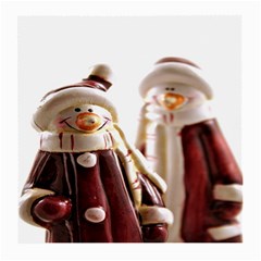 Christmas Figures 11 Medium Glasses Cloth