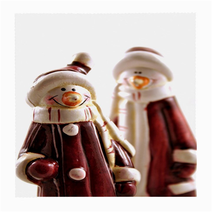 Christmas Figures 11 Medium Glasses Cloth (2 Sides)