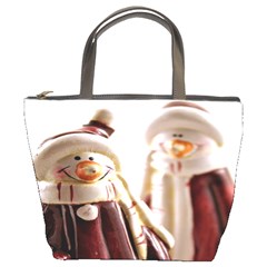 Christmas Figures 11 Bucket Bag by artworkshop