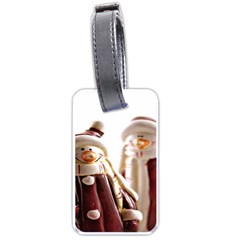 Christmas Figures 11 Luggage Tag (one Side) by artworkshop