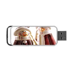 Christmas Figures 11 Portable Usb Flash (one Side) by artworkshop