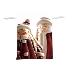 Christmas Figures 11 Lightweight Drawstring Pouch (L)