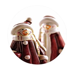 Christmas Figures 11 Mini Round Pill Box (Pack of 3)