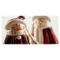 Christmas Figures 11 Banner And Sign 6  X 3  by artworkshop