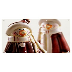 Christmas Figures 11 Banner And Sign 8  X 4  by artworkshop