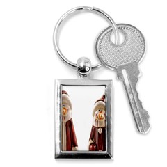 Christmas Figures Key Chain (rectangle) by artworkshop