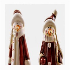 Christmas Figures Medium Glasses Cloth (2 Sides) by artworkshop