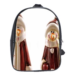 Christmas Figures School Bag (large) by artworkshop