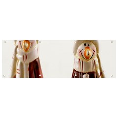 Christmas Figures Banner And Sign 9  X 3  by artworkshop