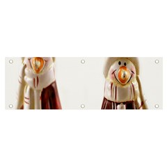 Christmas Figures Banner And Sign 6  X 2  by artworkshop