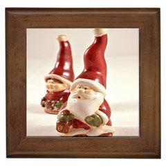 Christmas Figures4 Framed Tile by artworkshop