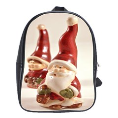 Christmas Figures4 School Bag (large) by artworkshop