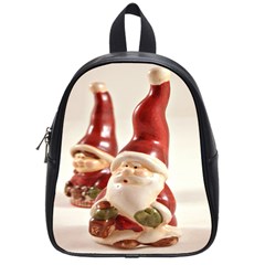 Christmas Figures4 School Bag (small) by artworkshop