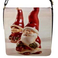 Christmas Figures4 Flap Closure Messenger Bag (s) by artworkshop