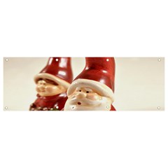 Christmas Figures4 Banner And Sign 9  X 3  by artworkshop