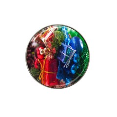 Christmas Ornaments Hat Clip Ball Marker (4 Pack) by artworkshop