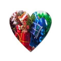 Christmas Ornaments Heart Magnet by artworkshop