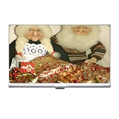 Christmas Puppets Business Card Holder by artworkshop