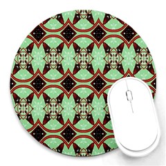 Christmas Stars Round Mousepads by artworkshop