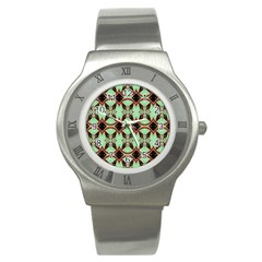 Christmas Stars Stainless Steel Watch by artworkshop