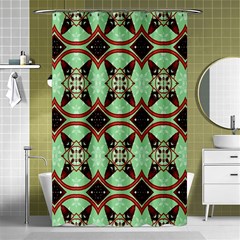 Christmas Stars Shower Curtain 48  X 72  (small)  by artworkshop